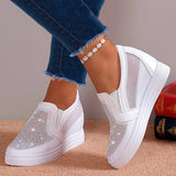 Romila – Eleganter Rutschfester Turnschuh – Weiß