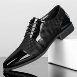 Dernard – Schnürschuhe Aus Leder – Schwarz