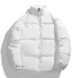 Winter Pufferjacke für Herren – Weiß