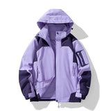 Kairu – wasserdichte, winddichte fleece-skijacke – Lila
