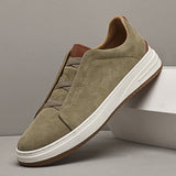 Lupo Casual Rindsleder Sneakers – Khaki