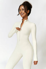 Keva – Stilvoller Freizeit-Jumpsuit – Weiß