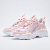 Penelise : Damenschuhe mit Flyknit-Materialien – Rosa