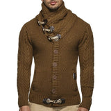Bennett – Italienischer baumwollpullover für herren – Braun