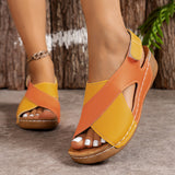 Milena™ - Ultrabequeme Orthopädische Sandalen – Orange-Gelb