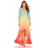 Rainbow Love - Langes verträumtes Maxikleid – Regenbogen