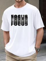 Focus – Stylisches T-Hemd Mit Effekt Gestaltung – Weiß