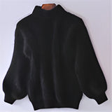 Ansel | Einfacher und stilvoller Winterpullover – Schwarz