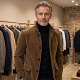 Eusebiu – Stilvolle Vintage-Jacke – Braun