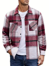 Bobby - Flanellhemd Jacke – Rot