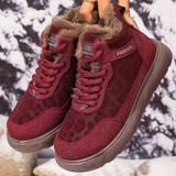 Elizia – Schnürschuhe Mit Dicker Sohle – Rot
