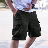 Herren Cargo Hose in regulärer Passform – Schwarz