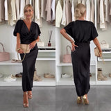 Elyn | Stilvolles Midikleid – Schwarz