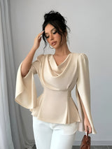 Gilberte | Mühelose Eleganz für jede Saison – Aprikose