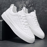Kyril - bequeme freizeitschuhe für herren – Weiß