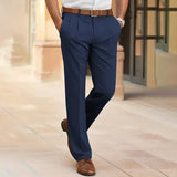 Sebastian Tailored Flachfronthose – Dunkelblau
