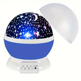 Luna Sternenprojektor Nachttischlampe – Blau