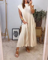 Mathilda | Maxikleid Bohemian Style – Beige