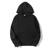 Damen Kapuzenpullover mit Kängurutasche | Lange Ärmel – Schwarz
