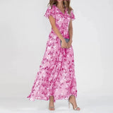 Lea – Stilvolles Midi-Kleid für jeden Anlass – Rosa
