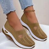 Einara – Atmungsaktive Rutschfeste Schuhe – Kaffee