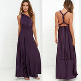 Vielseitiges Elastisches Wickelkleid - Denise – Violett