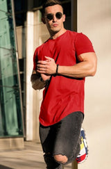 Konstantin Rundhals T-Shirt – Rot