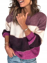 GAIA – Der elegante Wollpullover für jede Gelegenheit – Violett