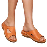 Felicitas | Damen Komfort Pantolette – Khaki
