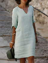 Yara | Modisches Sommerkleid – Hellgrün