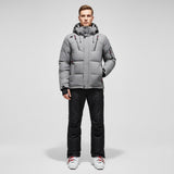 Herrenset | Ski-Kombination aus Jacke und Hose – Grau