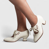 Leandra | Orthopädische Riemenschuhe – Weiß