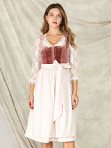 Florence | Damen Dirndl Oktoberfest Tracht Elegant – Rosa