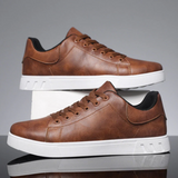 Florian | Herren Schnürung Low-Top Sneaker – Braun