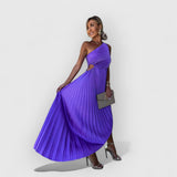 Felicity | One-Shoulder-Midikleid – Lila