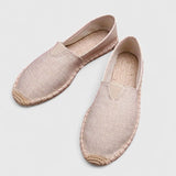 Emily | Atmungsaktiv Espadrille-Stil Ballerinas – Beige