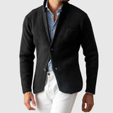 Remo™ | Herren Blazer Jacke im klassischen Vintage-Stil – Schwarz