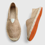 Emily | Atmungsaktiv Espadrille-Stil Ballerinas – Braun