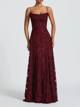 Rhoda™ | Fließende Eleganz im zeitlosen Maxi-Stil – Burgund