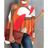 Frederika | Damen Asymmetrische Schulterfreie Bluse – Orange
