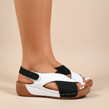 Celia | Ergonomische Sandale für Damen – Schwarz & Weiß (Fast ausverkauft)