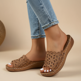 Delilah | Ergonomische Sandale mit weichem Fußbett – Braun