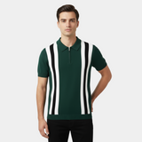 Raphael | Weiter Kragen Regular-Fit Poloshirt – Grün