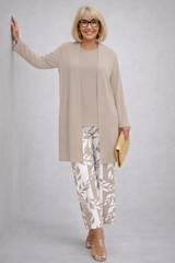Erynn | Elegantes 3-teiliges Casual-Set – Beige