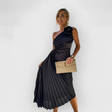 Celia | Premium Maxikleid – Schwarz