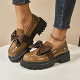 Ivy - Loafer mit Schleife – Braun