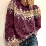 Warmer Strickpullover für Damen | Ideal für alle Jahreszeiten – Rot