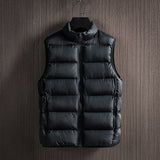 Herren Stepp Weste | Winter – Schwarz