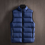 Herren Stepp Weste | Winter – Blau