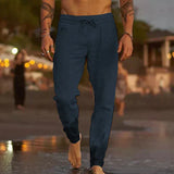 Linford - Herren leinenhose – Dunkelblau